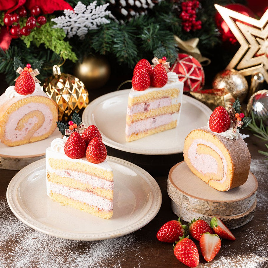 12/20(土)-12/25(木) 期間限定 クリスマスオーナメント付きカットケーキ販売