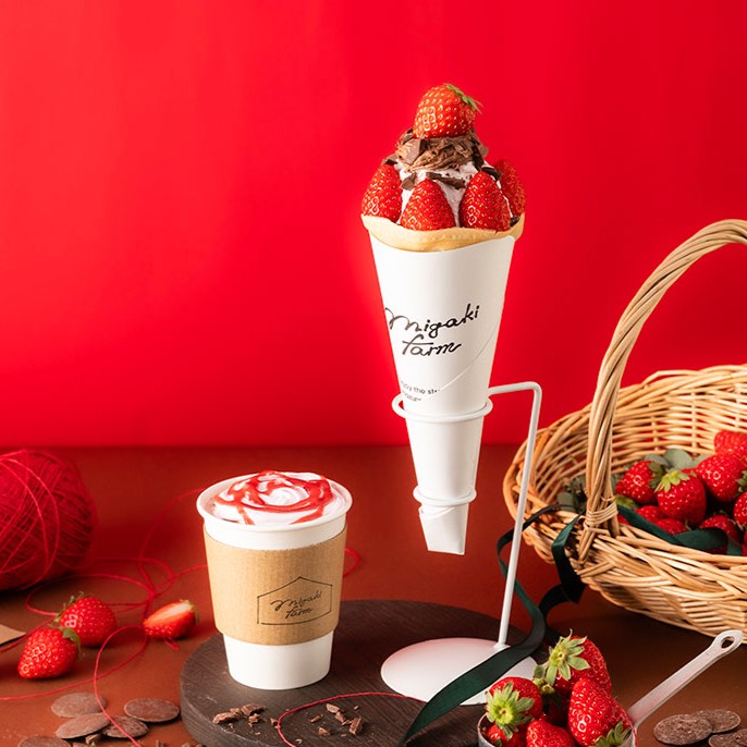「MIGAKI FARM SHOP&CAFE 閖上店」期間限定チョコクレープ&ドリンク登場