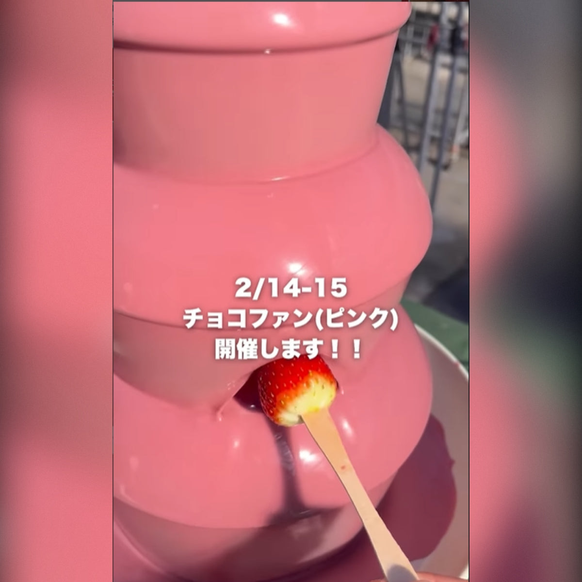 【LINEクーポン配信中】(次回は2/28(土)、3/1(日))🍓2/14(土)、15(日)チョコファンDAYのご予約受付中🍓