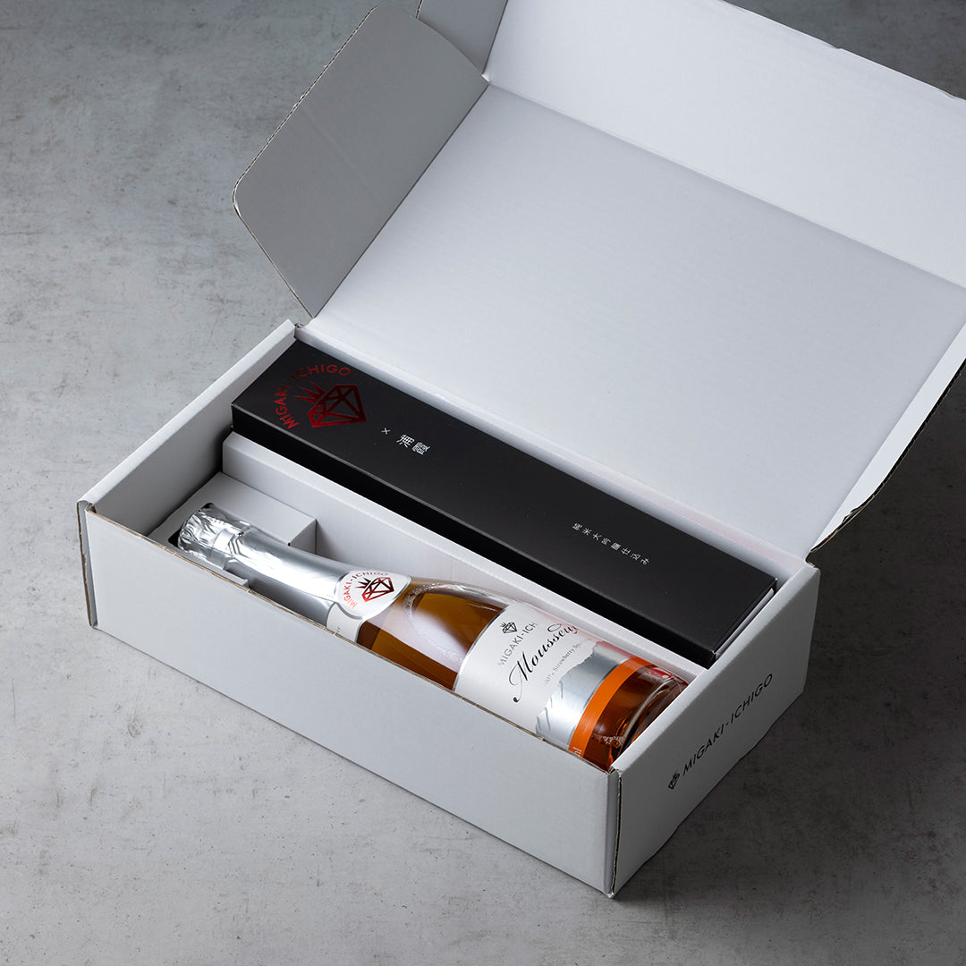 ミガキイチゴ × 浦霞&ミガキイチゴ・ムスー(詰め合わせ)