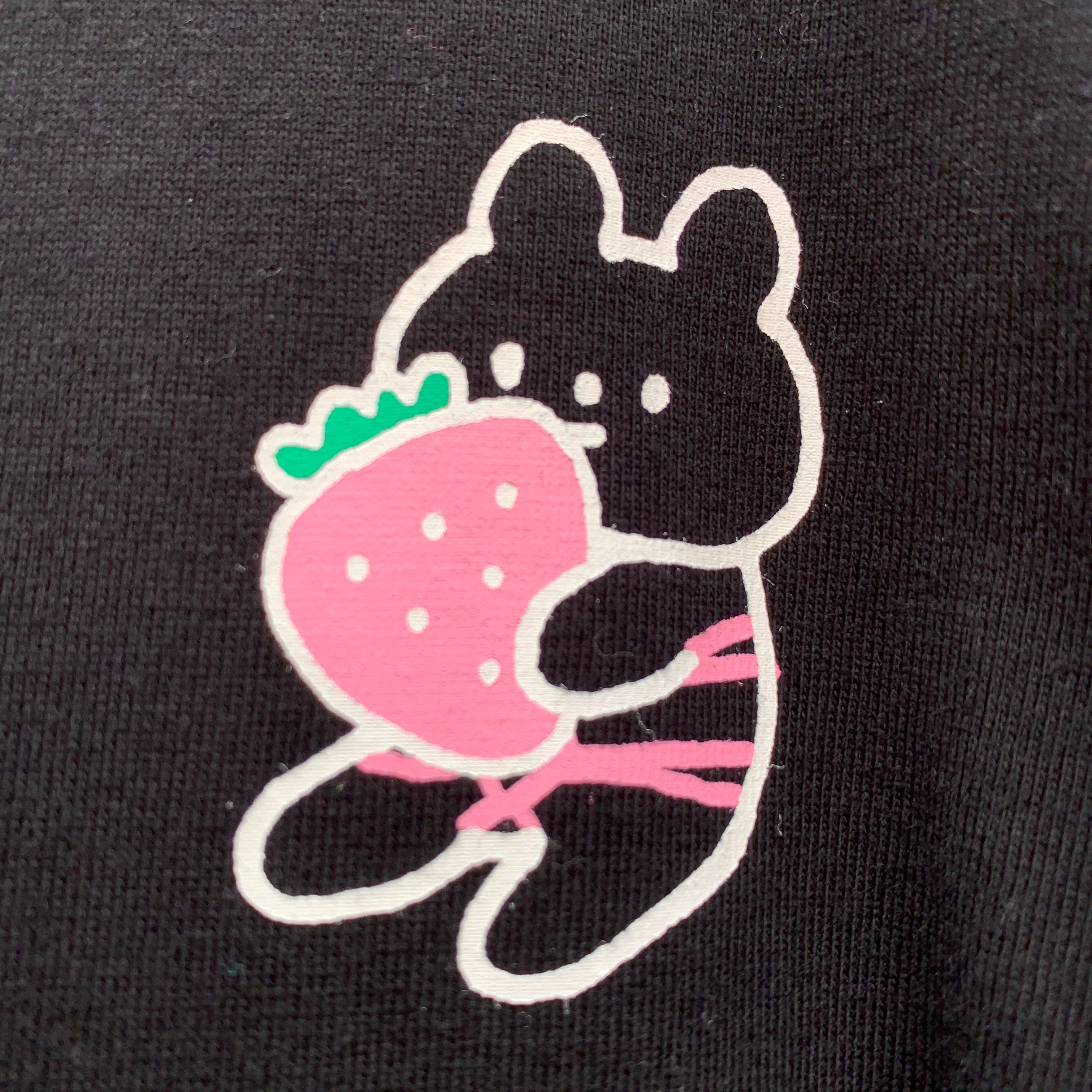 ミガきっこうちゃん Tシャツ(黒)