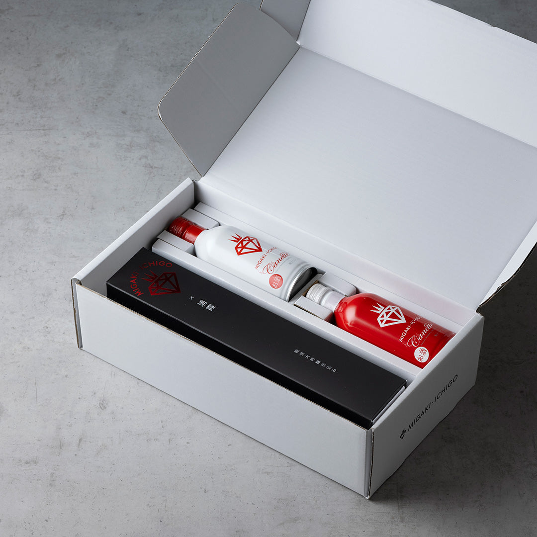 ミガキイチゴ × 浦霞&ミガキイチゴ・カネット(詰め合わせ)