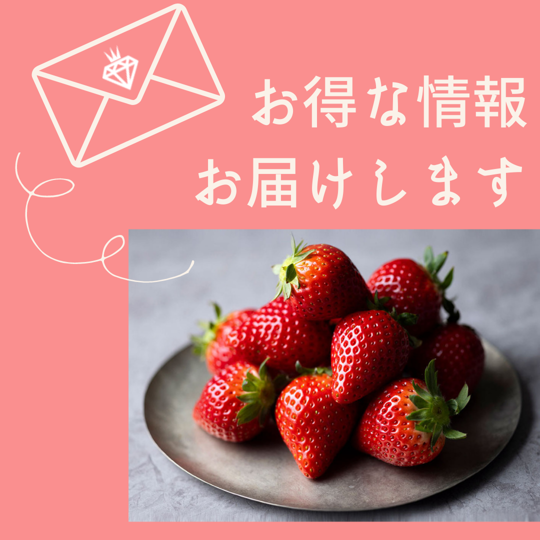 メルマガ会員様にお得な特典をご用意！