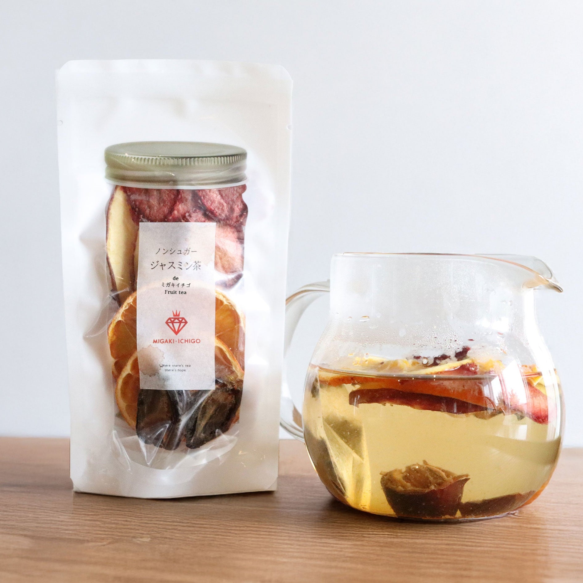 ノンシュガー！ジャスミン茶deフルーツティー