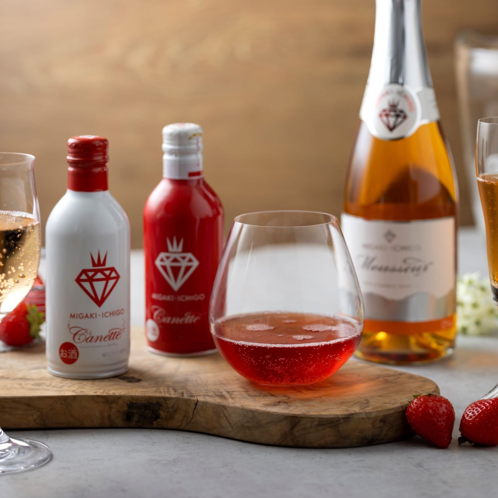 ミガキイチゴ スパークリングワインセット