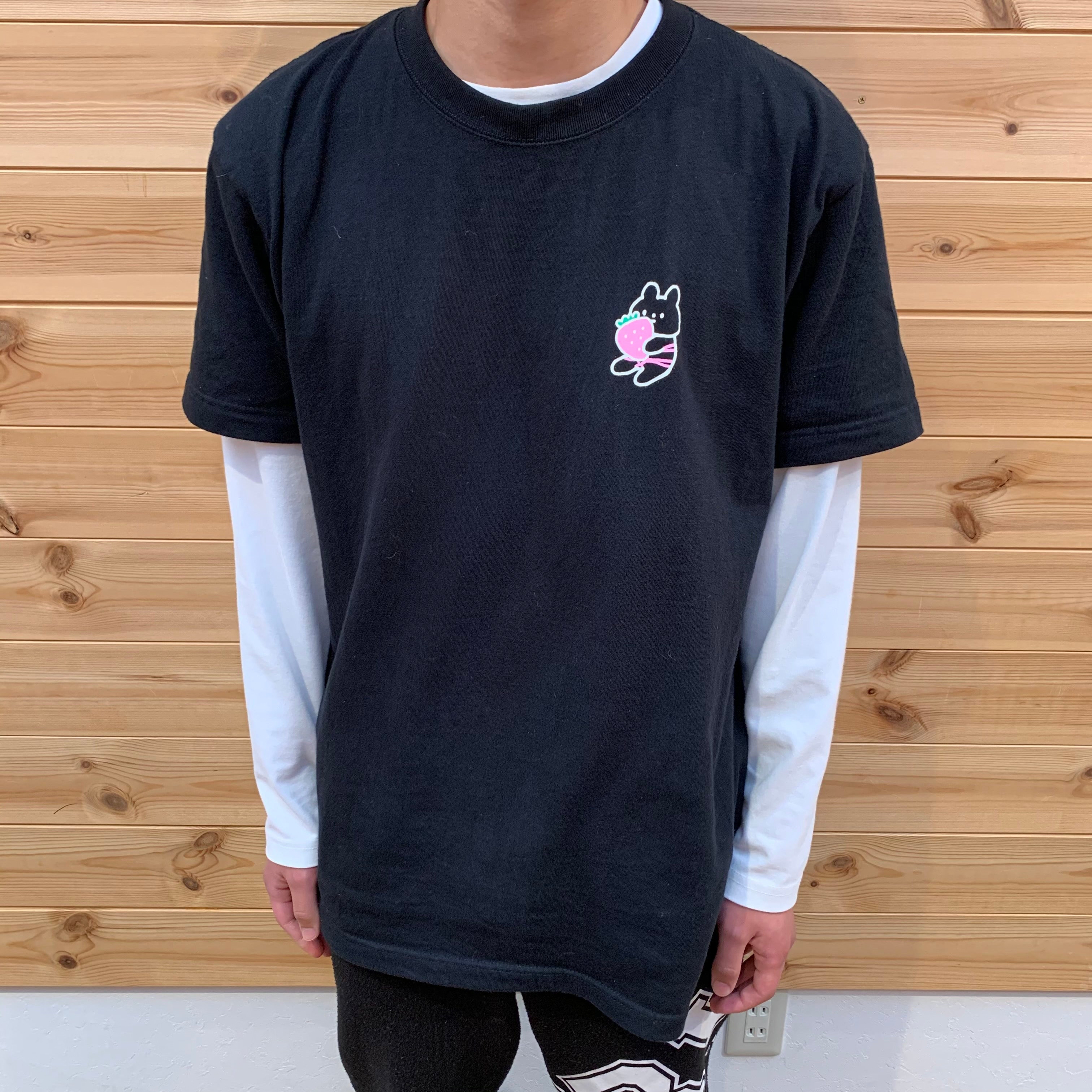 ミガきっこうちゃん Tシャツ（黒）