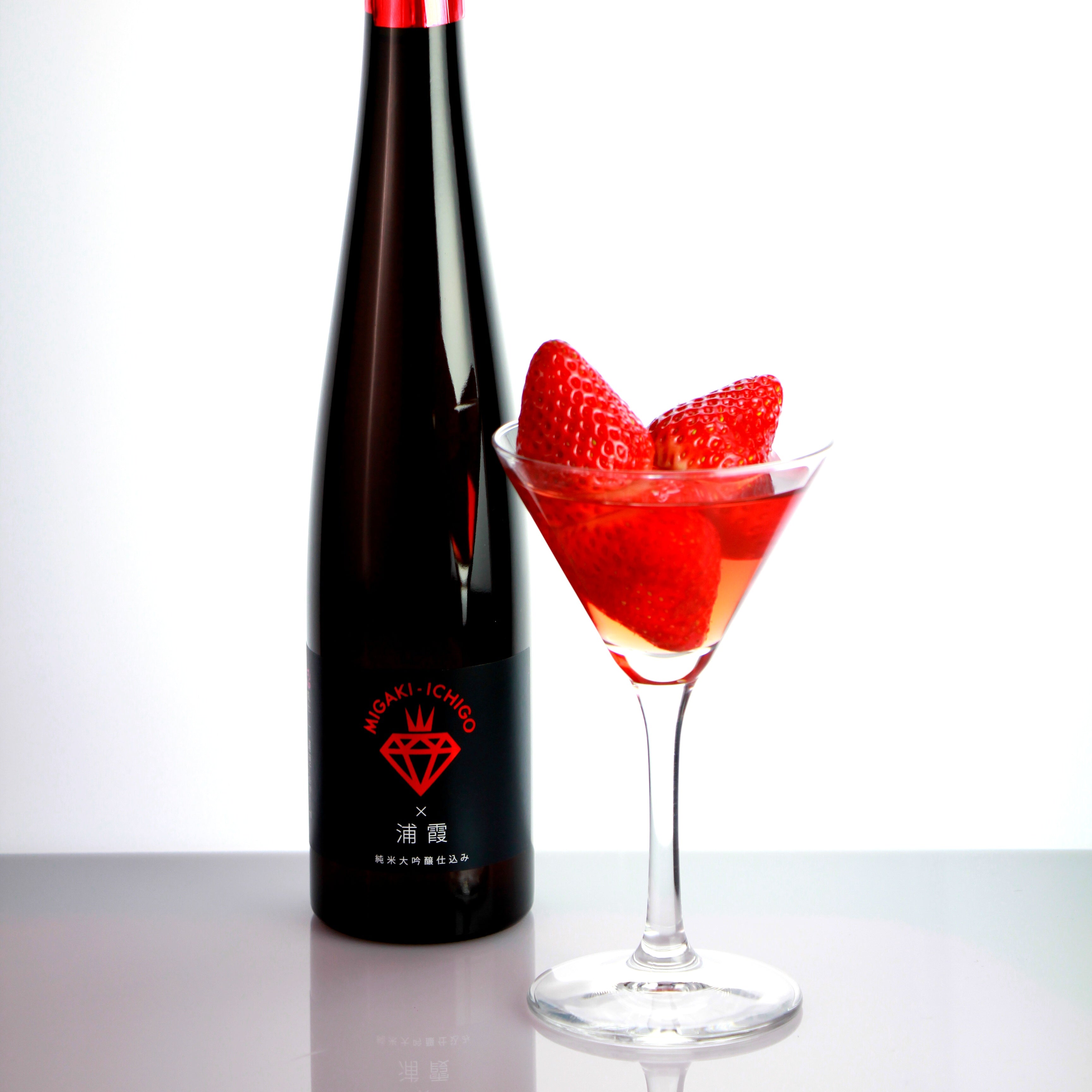 ミガキイチゴ×浦霞 純米大吟醸仕込み